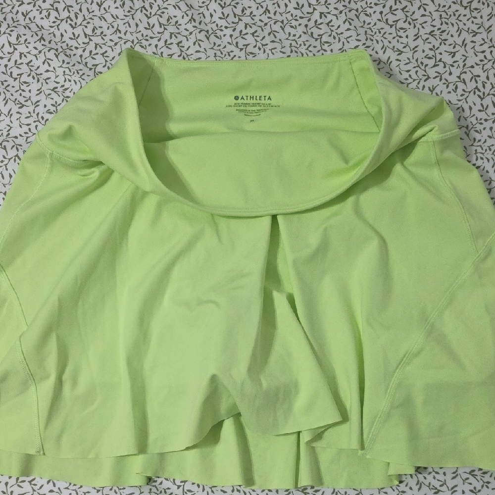 Athleta Lime Green Athletic Skort